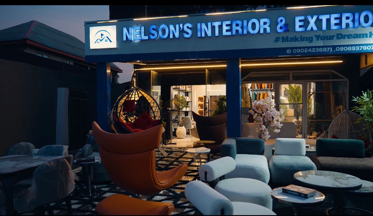 The outdoor space of Nelson's Interiors